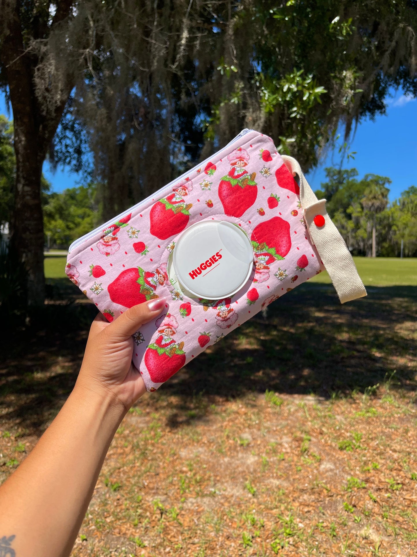 Strawberry Wipe Pouch